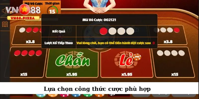 Công Thức Cược Xóc Đĩa Ảo Vn88 Chiến Thắng Liên Tiếp 3 Áp dụng công thức phù hợp trong đặt cược xóc đĩa ảo