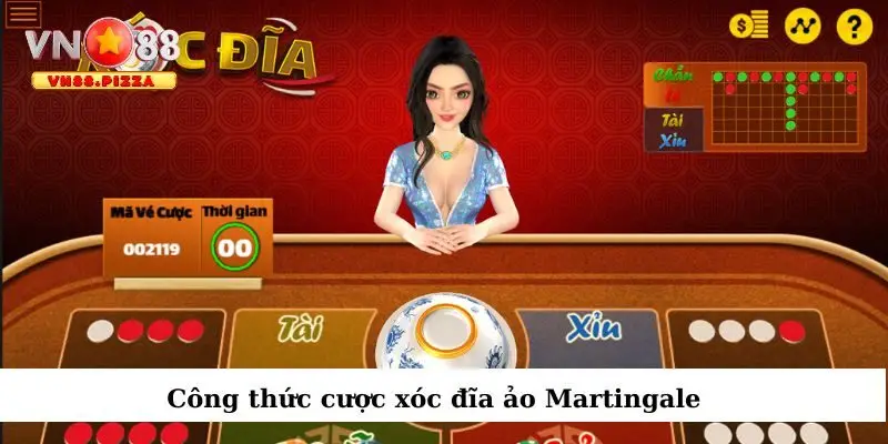 Công Thức Cược Xóc Đĩa Ảo Vn88 Chiến Thắng Liên Tiếp 2 Đặt cược Martingale thu hồi vốn nhanh